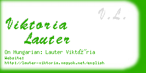 viktoria lauter business card